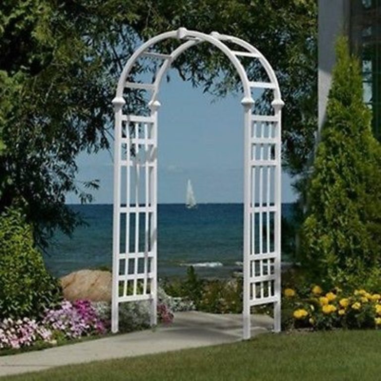 White Arbor Arch | Kosins