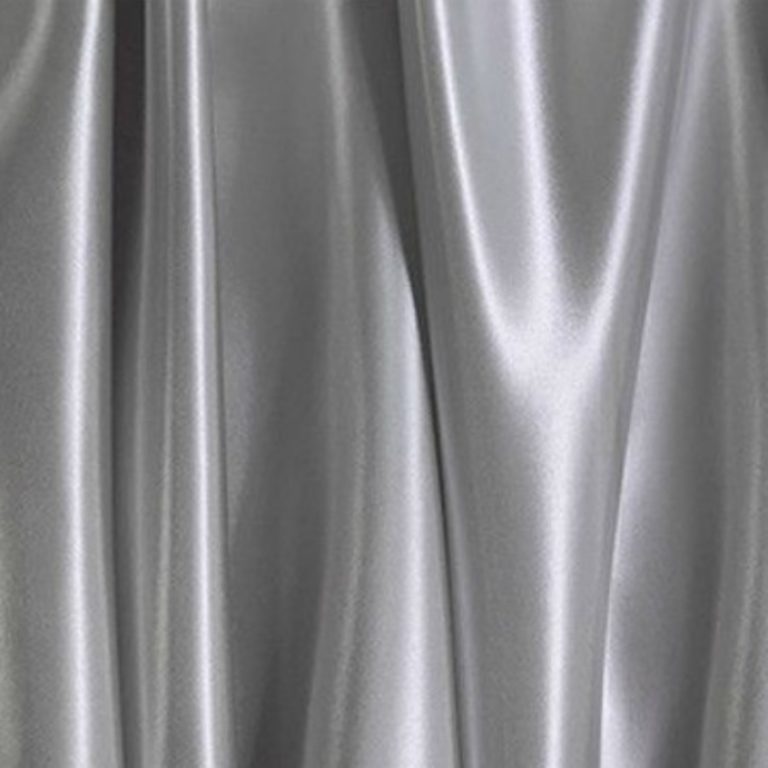 Silver Satin Drape | Kosins